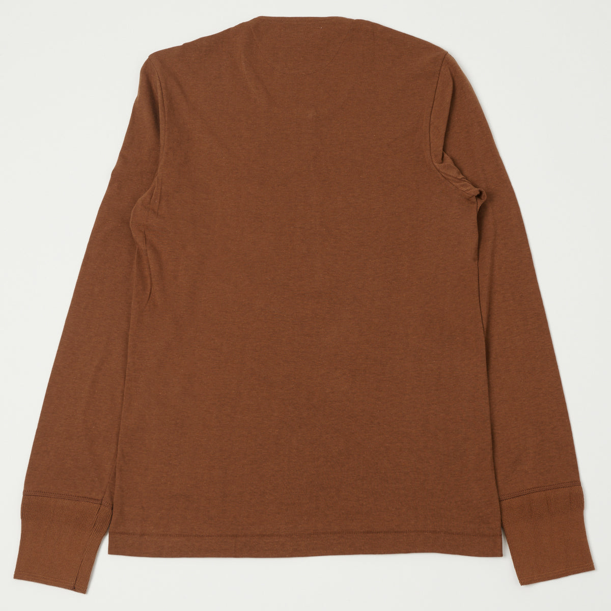 Merz b. Schwanen 'The Originals' 102 Loopwheel Henley Shirt - Tan