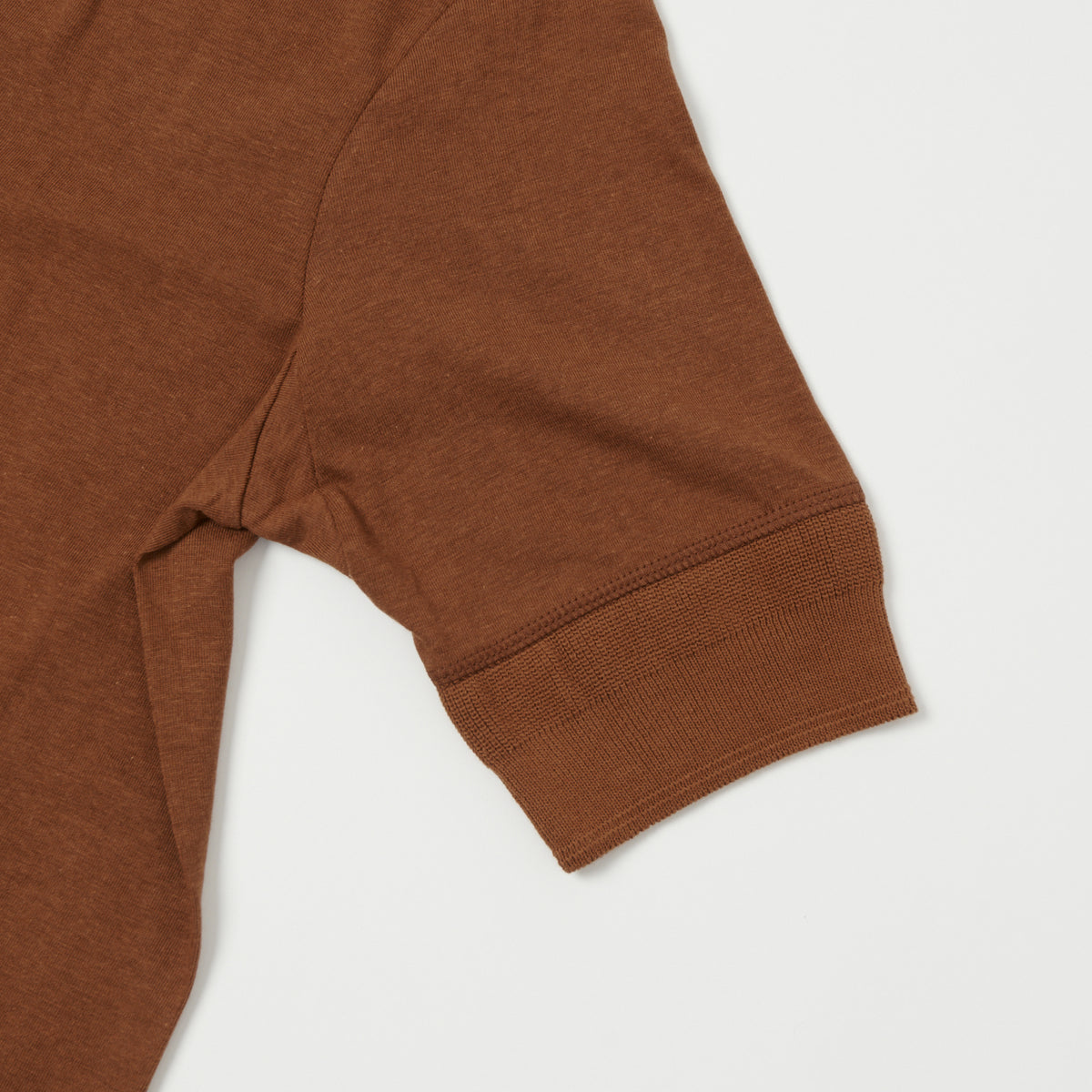 Merz b. Schwanen 'The Originals' 103 Lightweight Short Sleeve Henley - Tan