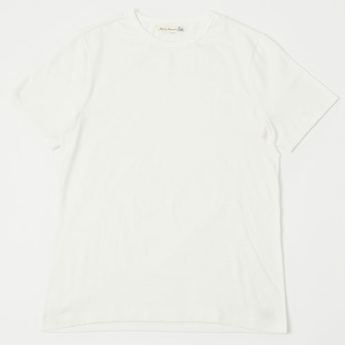 Merz b. Schwanen 'The Originals' 1950s Classic Lightweight T-Shirt - White