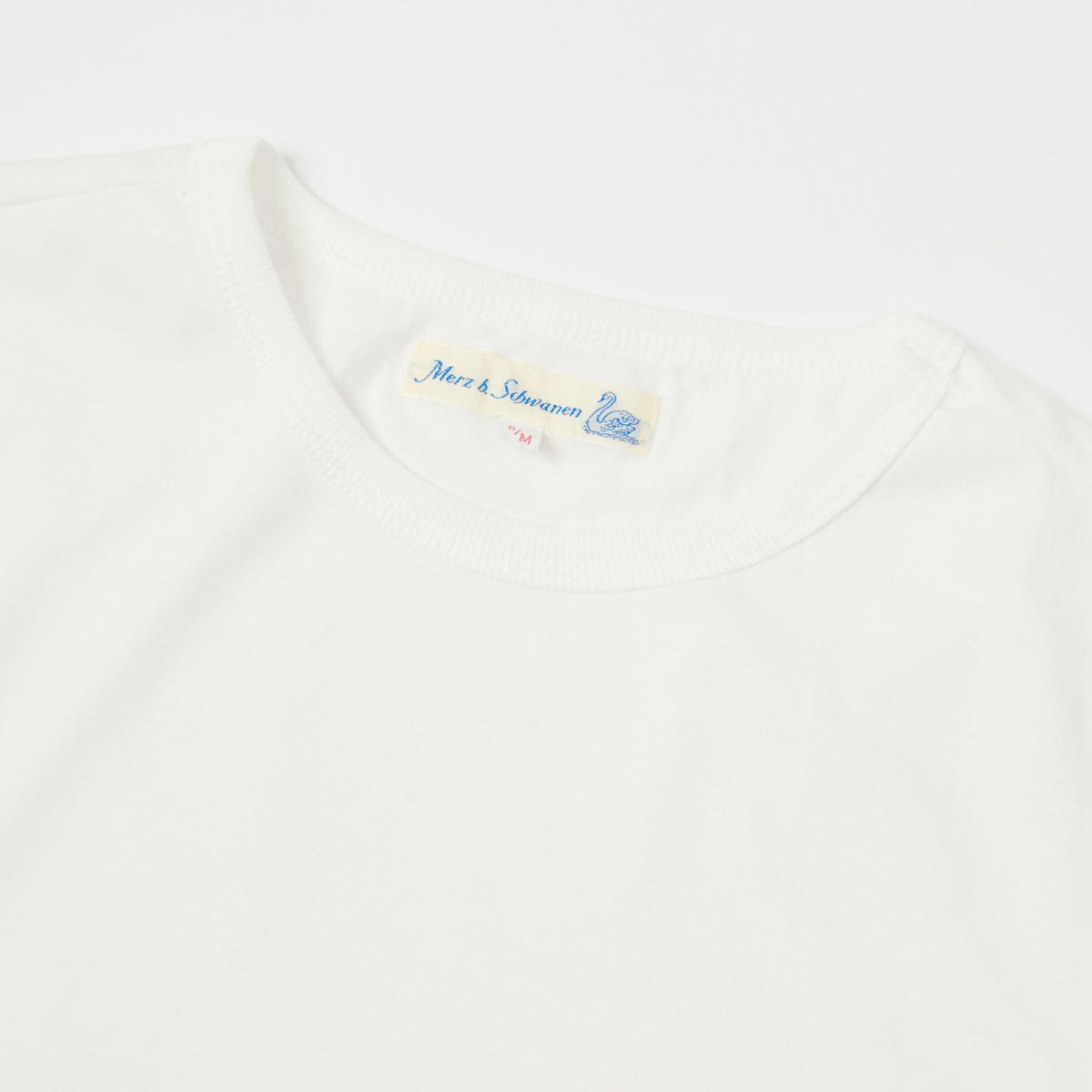 Merz b. Schwanen 'The Originals' 1950s Classic Lightweight T-Shirt - White