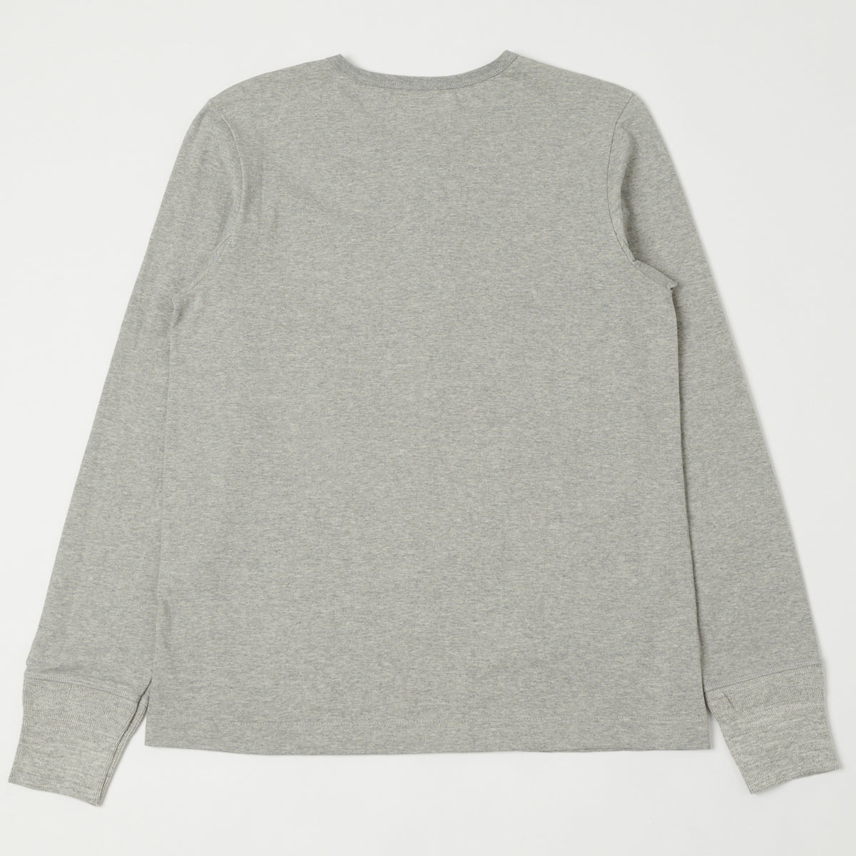 Merz b. Schwanen 'The Originals' 206 Long Sleeve Henley - Grey Melange
