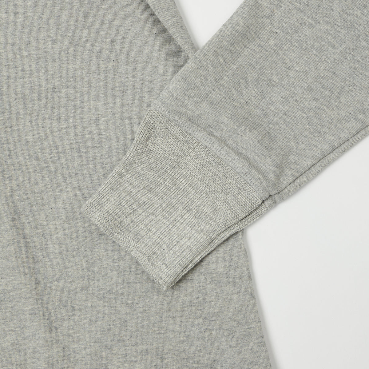 Merz b. Schwanen 'The Originals' 206 Long Sleeve Henley - Grey Melange