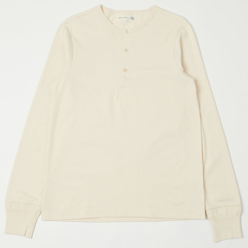 Merz b. Schwanen 'The Originals' 206 Long Sleeve Henley - Nature