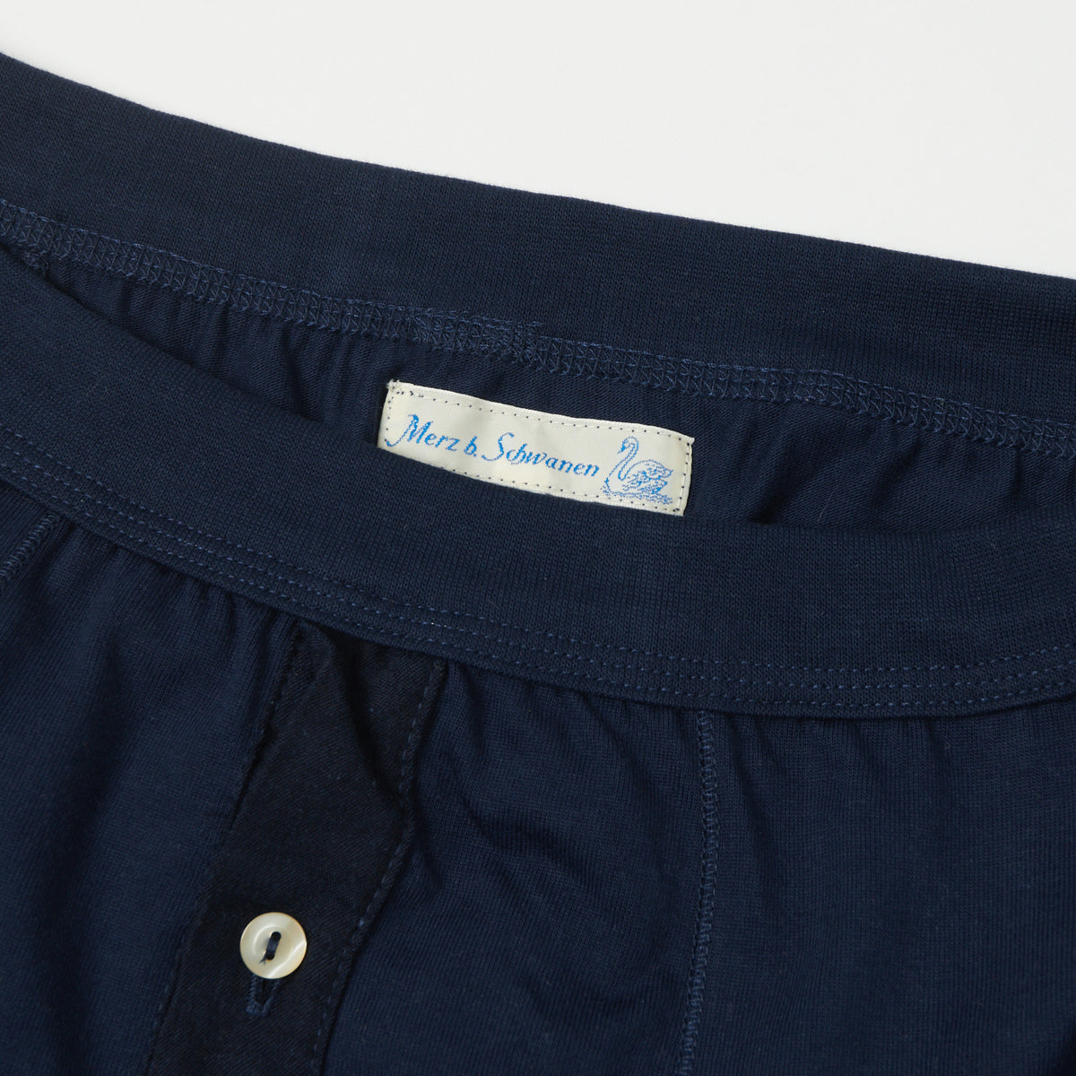 Merz b. Schwanen 'The Originals' 255 Button Fly Boxer Brief - Ink Blue