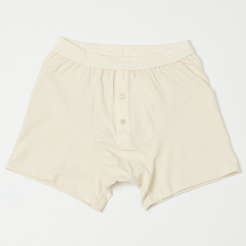 Merz b. Schwanen 'The Originals' 255 Button Fly Boxer Brief - Nature