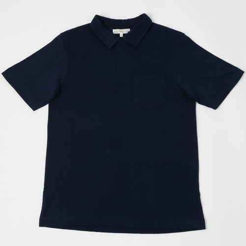 Merz b. Schwanen 'The Originals' 2PKPL Pocket Polo Shirt - Ink Blue