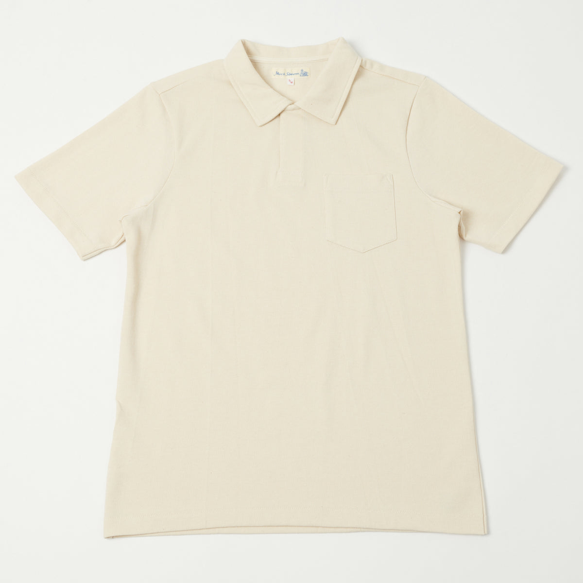 Merz b. Schwanen 'The Originals' 2PKPL Pocket Polo Shirt - Nature