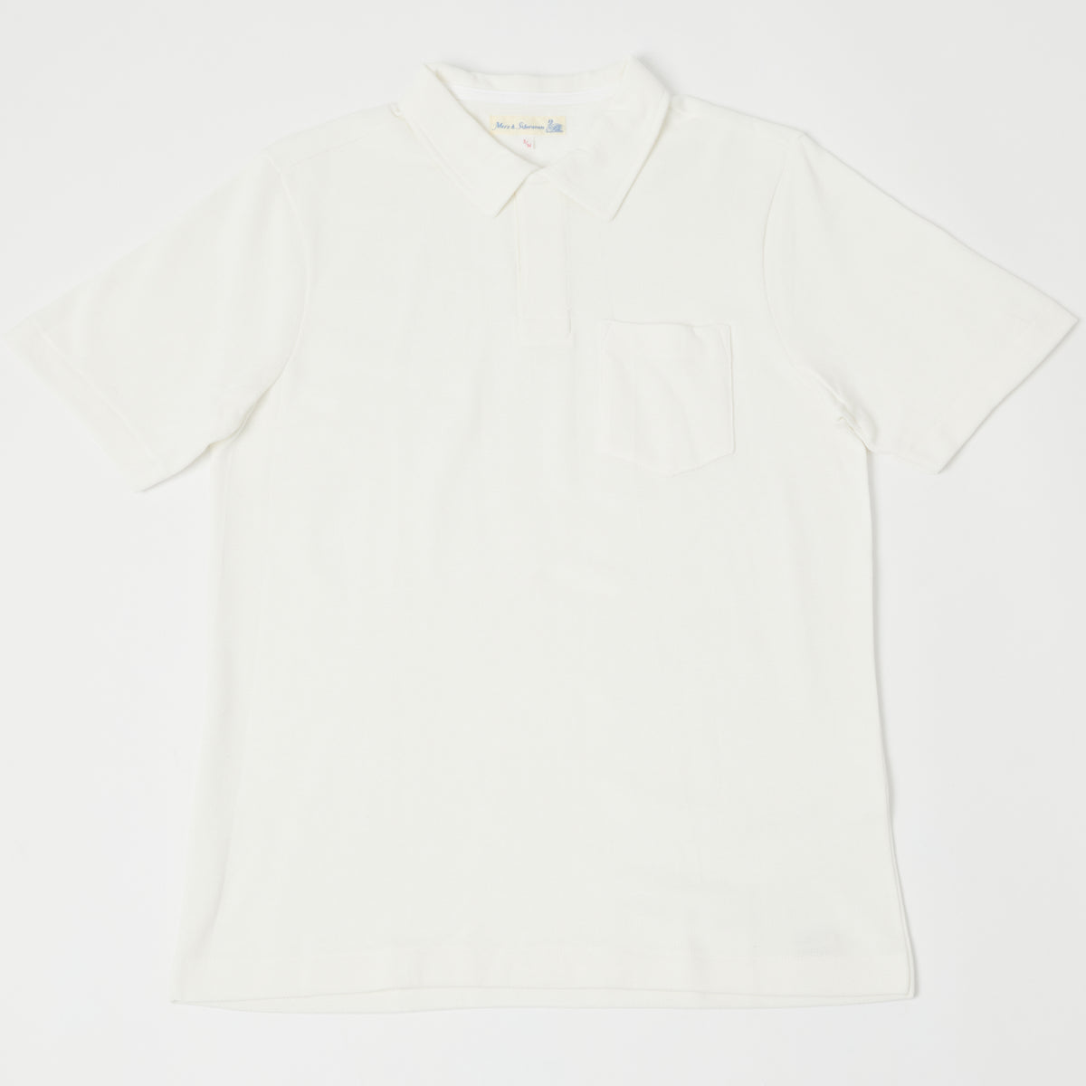 Merz b. Schwanen 'The Originals' 2PKPL Pocket Polo Shirt - White