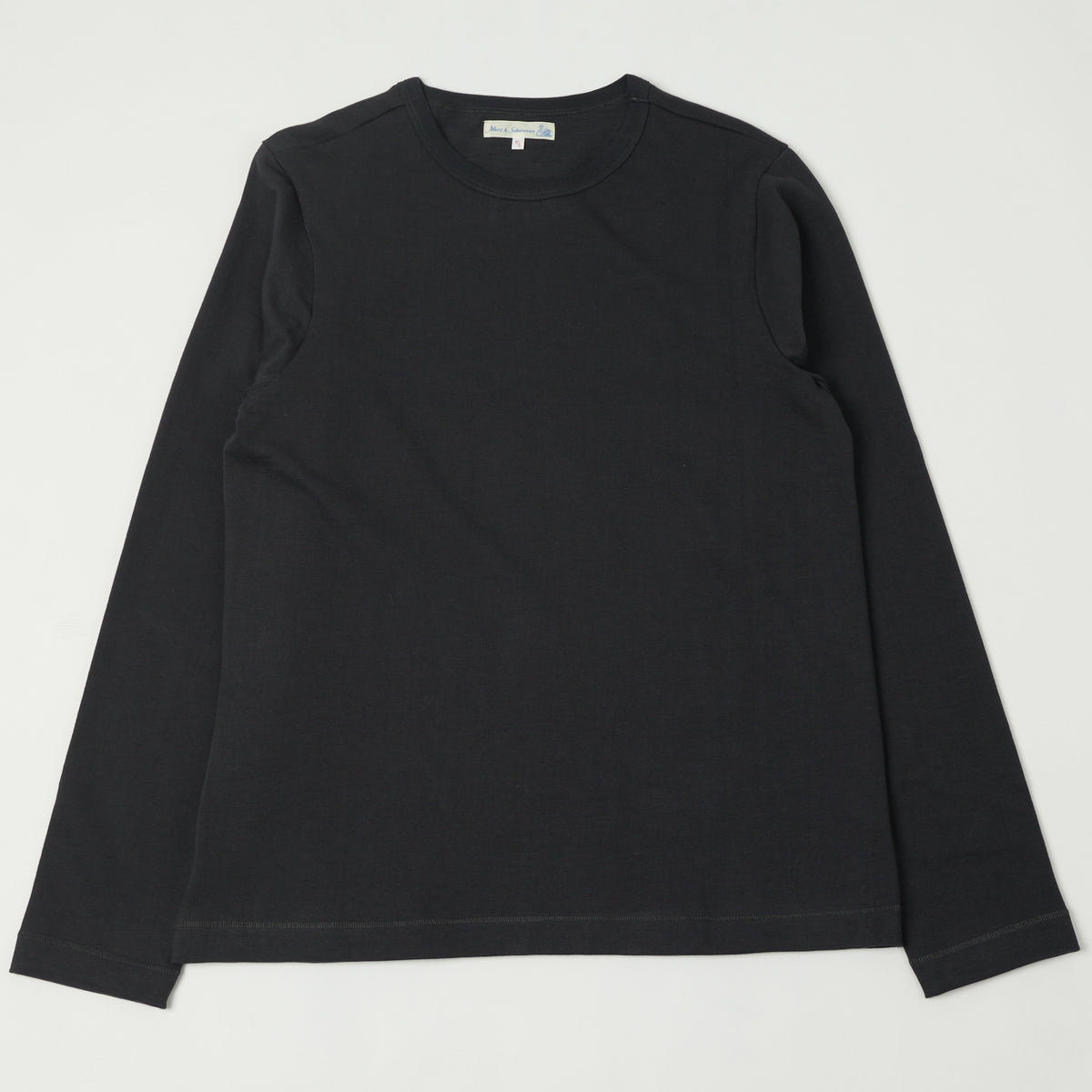 Merz b. Schwanen 'The Originals' 2S18 Heavyweight Long Sleeve T-Shirt - Charcoal