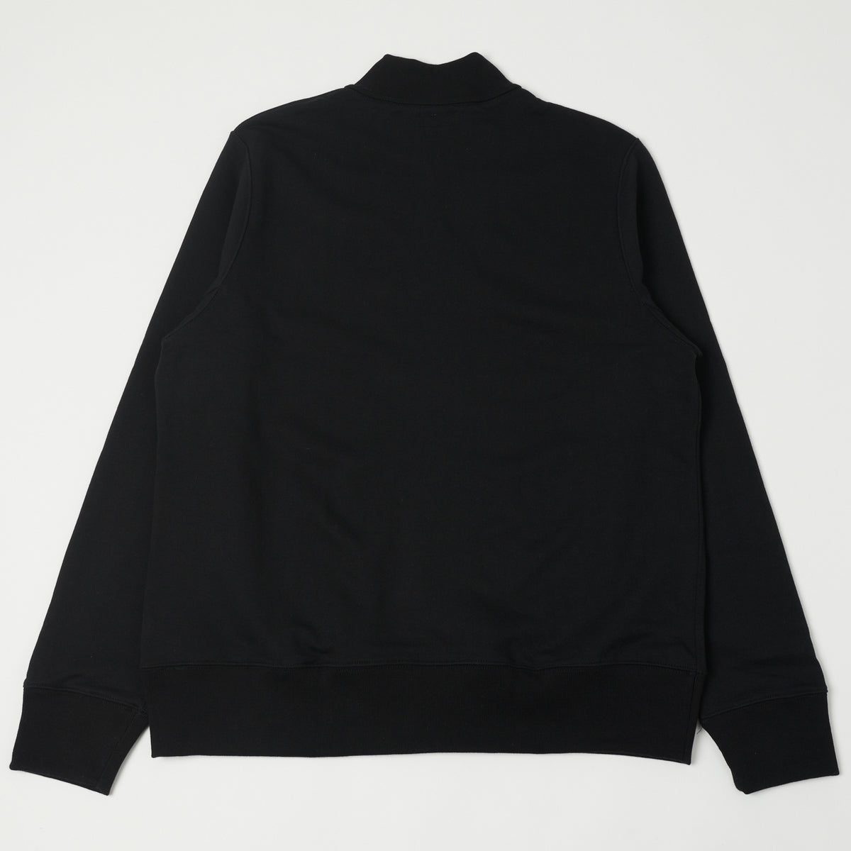 Merz b. Schwanen 'The Originals' 343Z Half Zip Sweatshirt - Deep Black