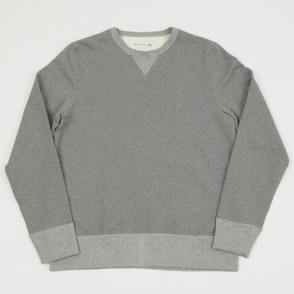 Merz b. Schwanen 'The Originals' 346 Classic Sweatshirt - Anthra Melange