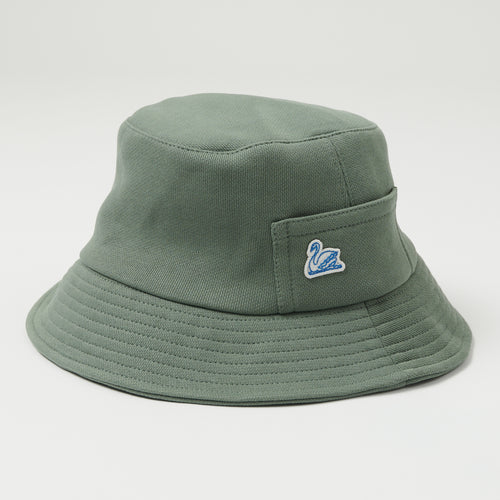 Merz b. Schwanen Bucket Hat - Green Stone