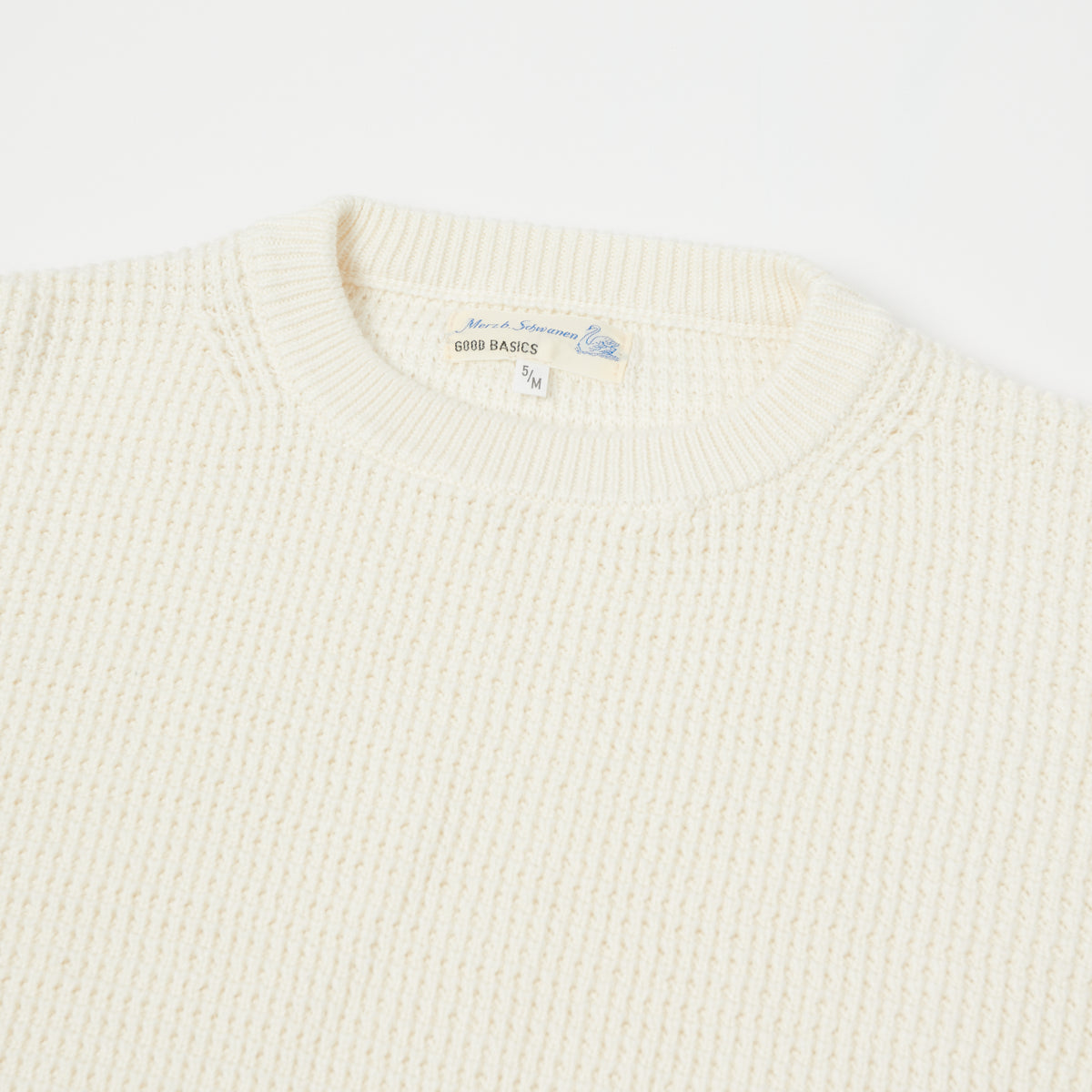 Merz b. Schwanen Waffle Knit Pullover - Nature