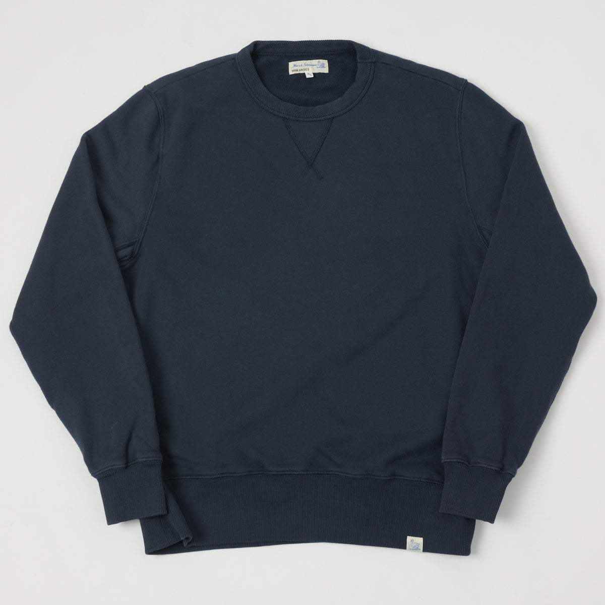 Merz b. Schwanen Athletic Sweatshirt - Denim Blue