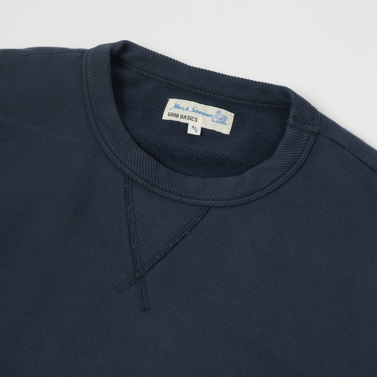 Merz b. Schwanen Athletic Sweatshirt - Denim Blue