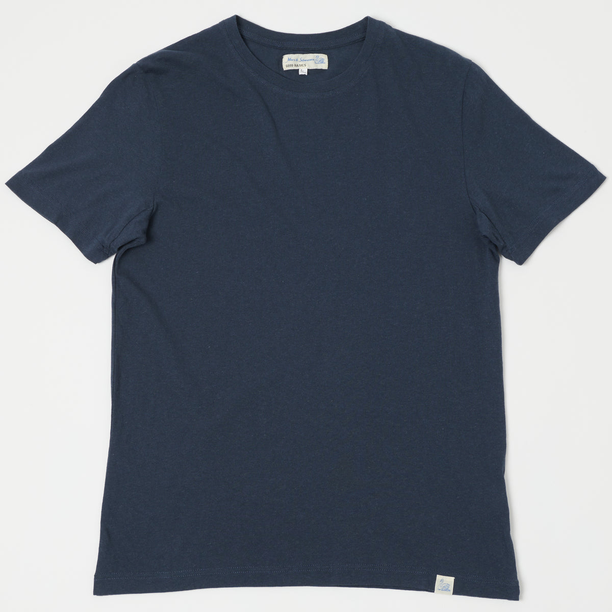 Merz b. Schwanen Vintage Wash T-Shirt - Denim Blue