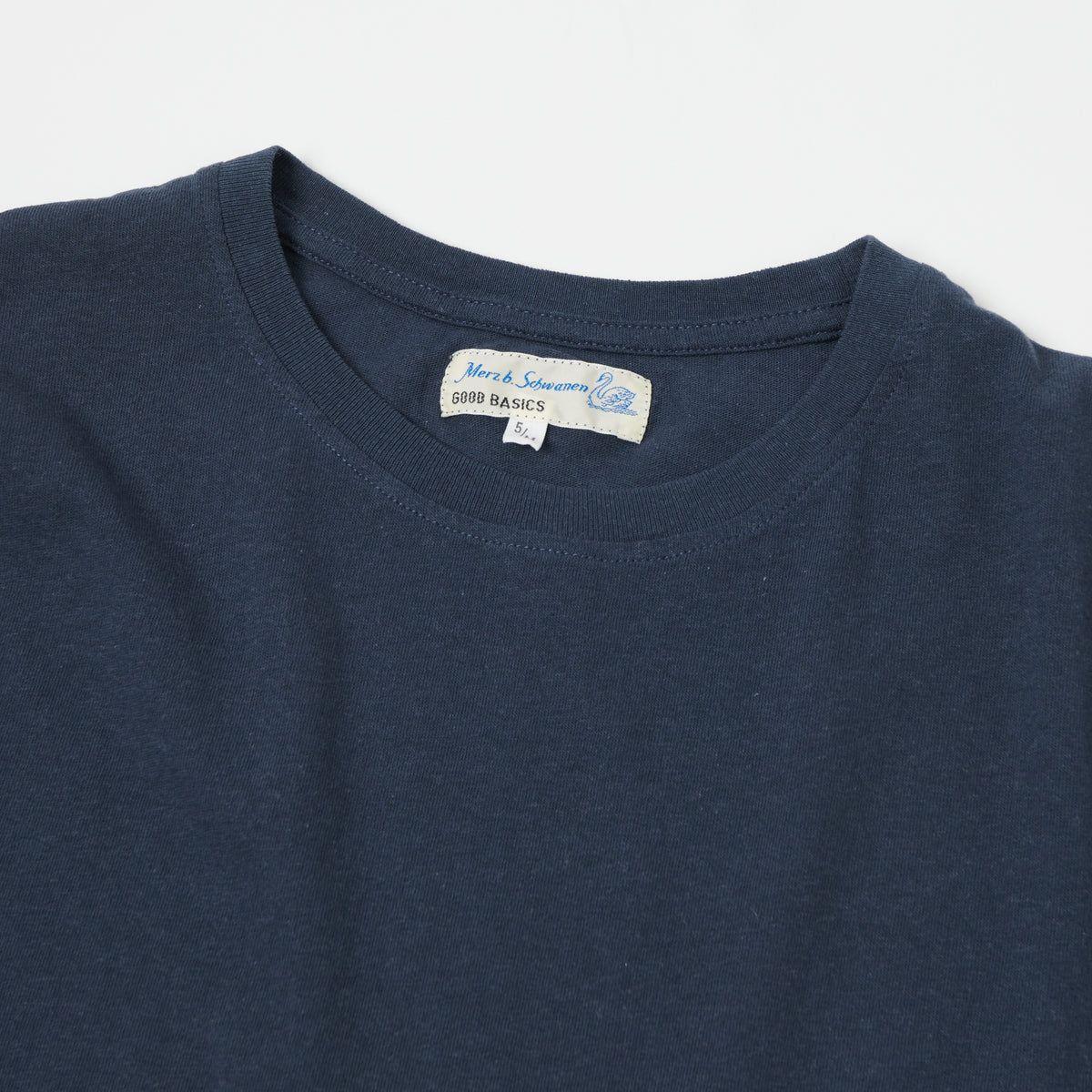 Merz b. Schwanen Vintage Wash T-Shirt - Denim Blue