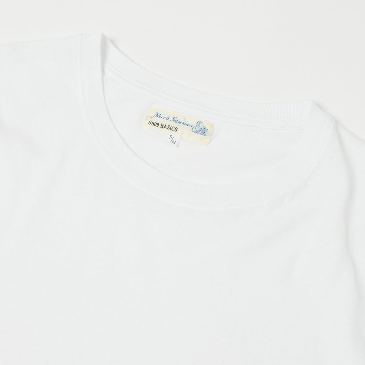 Merz b. Schwanen Vintage Wash T-Shirt - White