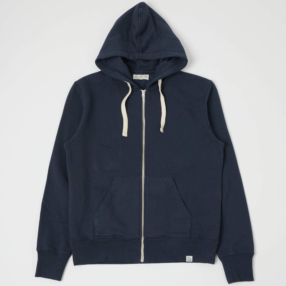 Merz b. Schwanen Full Zip Hoodie - Denim Blue