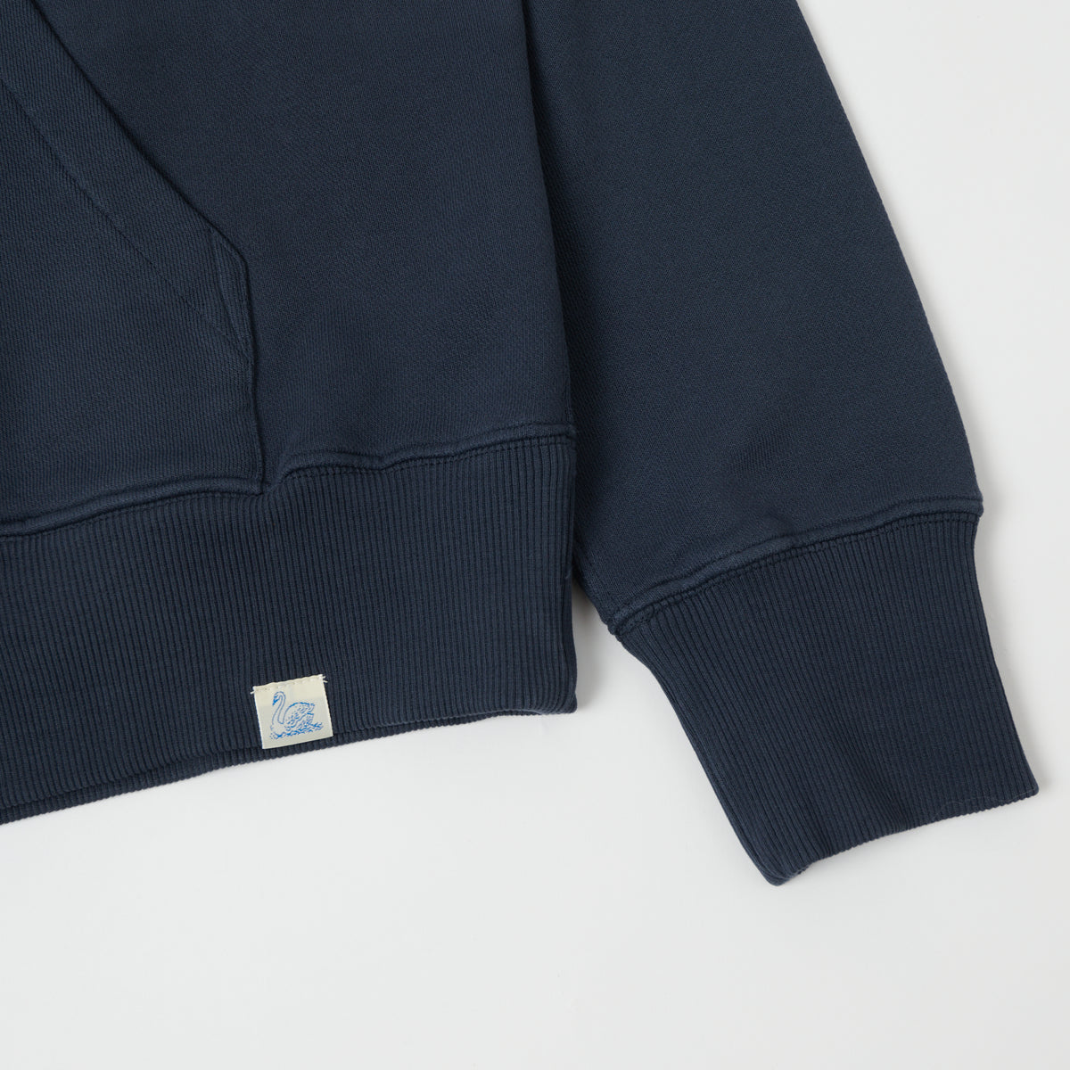 Merz b. Schwanen Full Zip Hoodie - Denim Blue