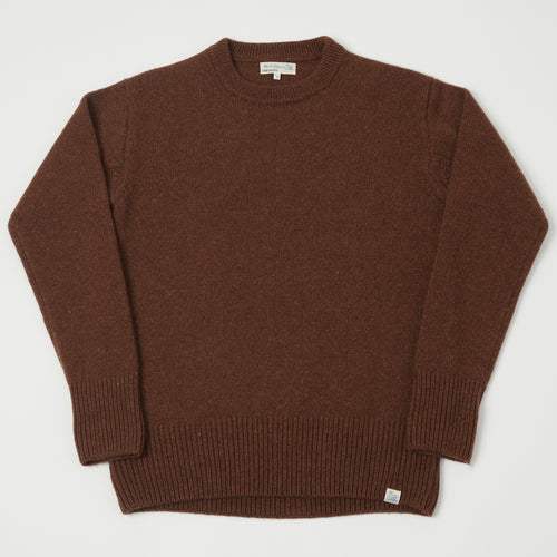 Merz b. Schwanen Wool Cashmere Knit Pullover - Chestnut