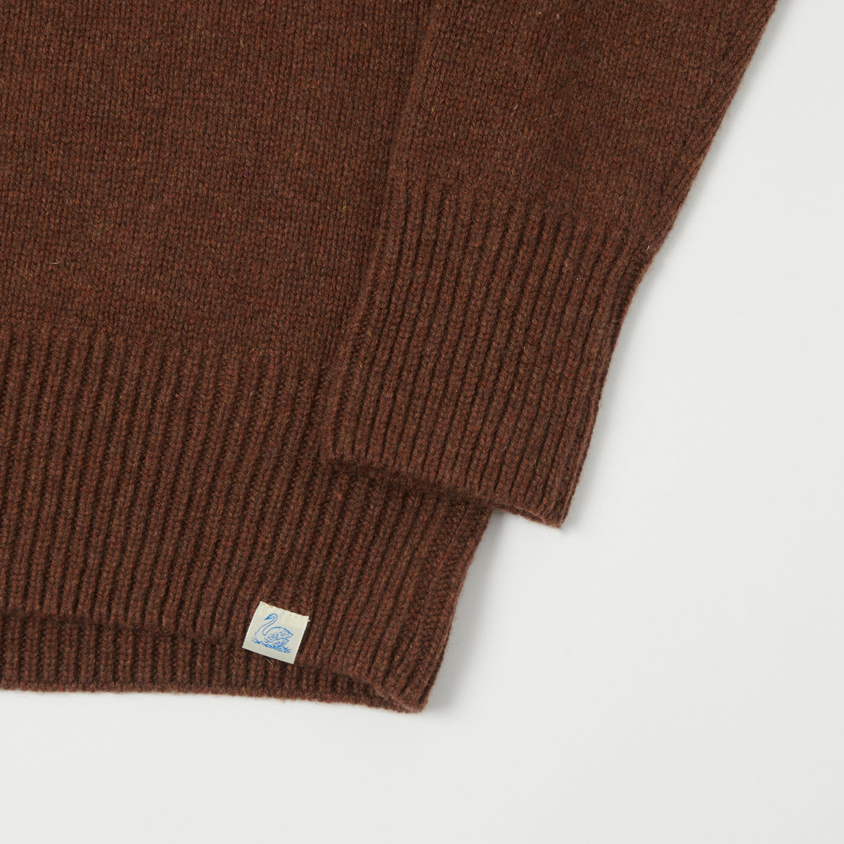 Merz b. Schwanen Wool Cashmere Knit Pullover - Chestnut