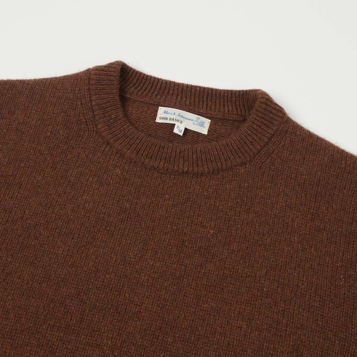 Merz b. Schwanen Wool Cashmere Knit Pullover - Chestnut