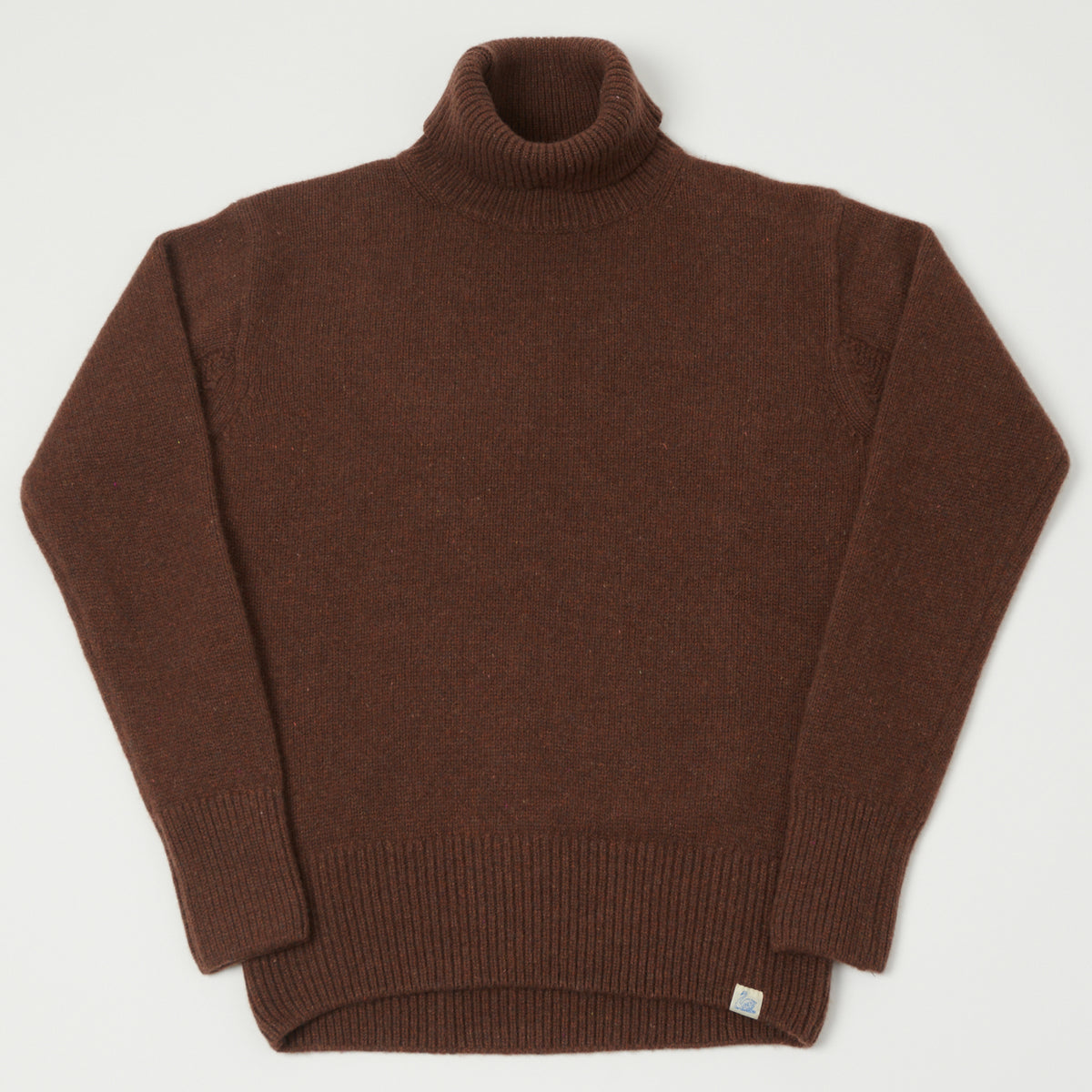 Merz b. Schwanen Wool Cashmere Knit Turtleneck - Chestnut
