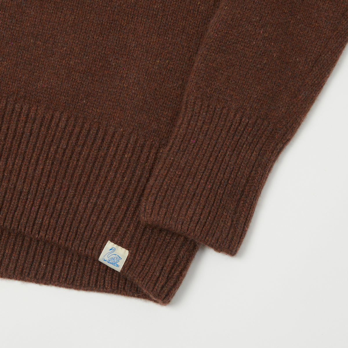 Merz b. Schwanen Wool Cashmere Knit Turtleneck - Chestnut