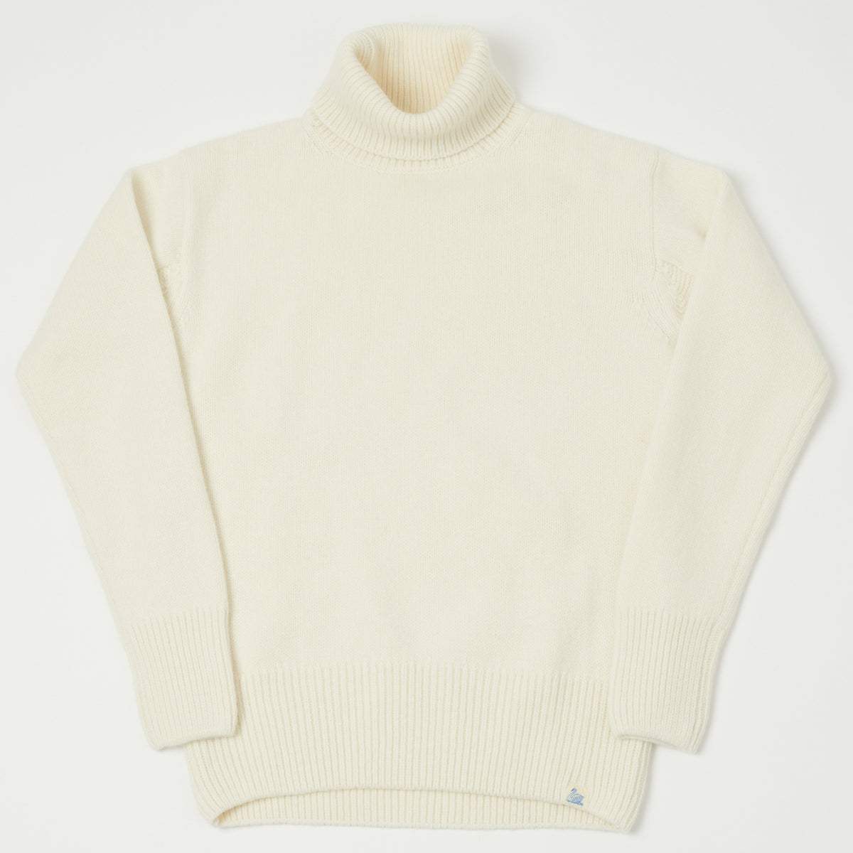 Merz b. Schwanen Wool Cashmere Knit Turtleneck - Nature
