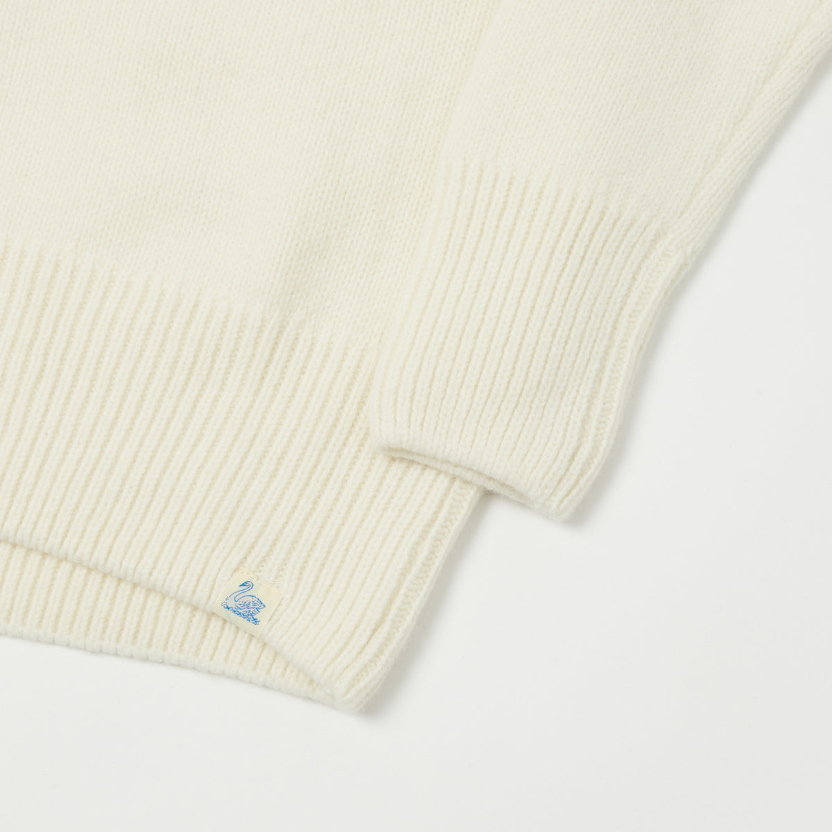 Merz b. Schwanen Wool Cashmere Knit Turtleneck - Nature