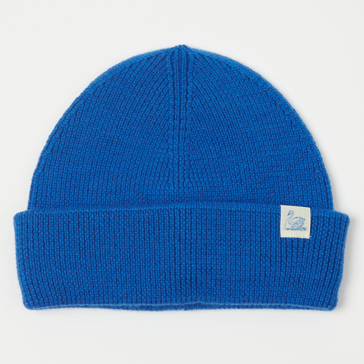 Merz b. Schwanen Classic Wool Beanie - Swan Blue