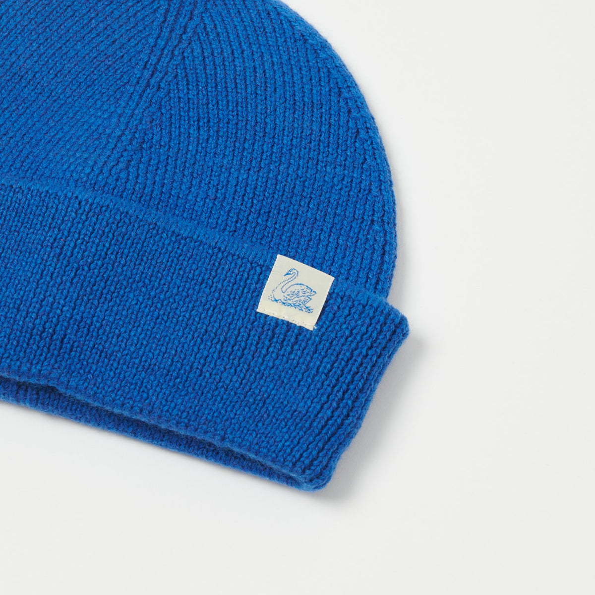 Merz b. Schwanen Classic Wool Beanie - Swan Blue
