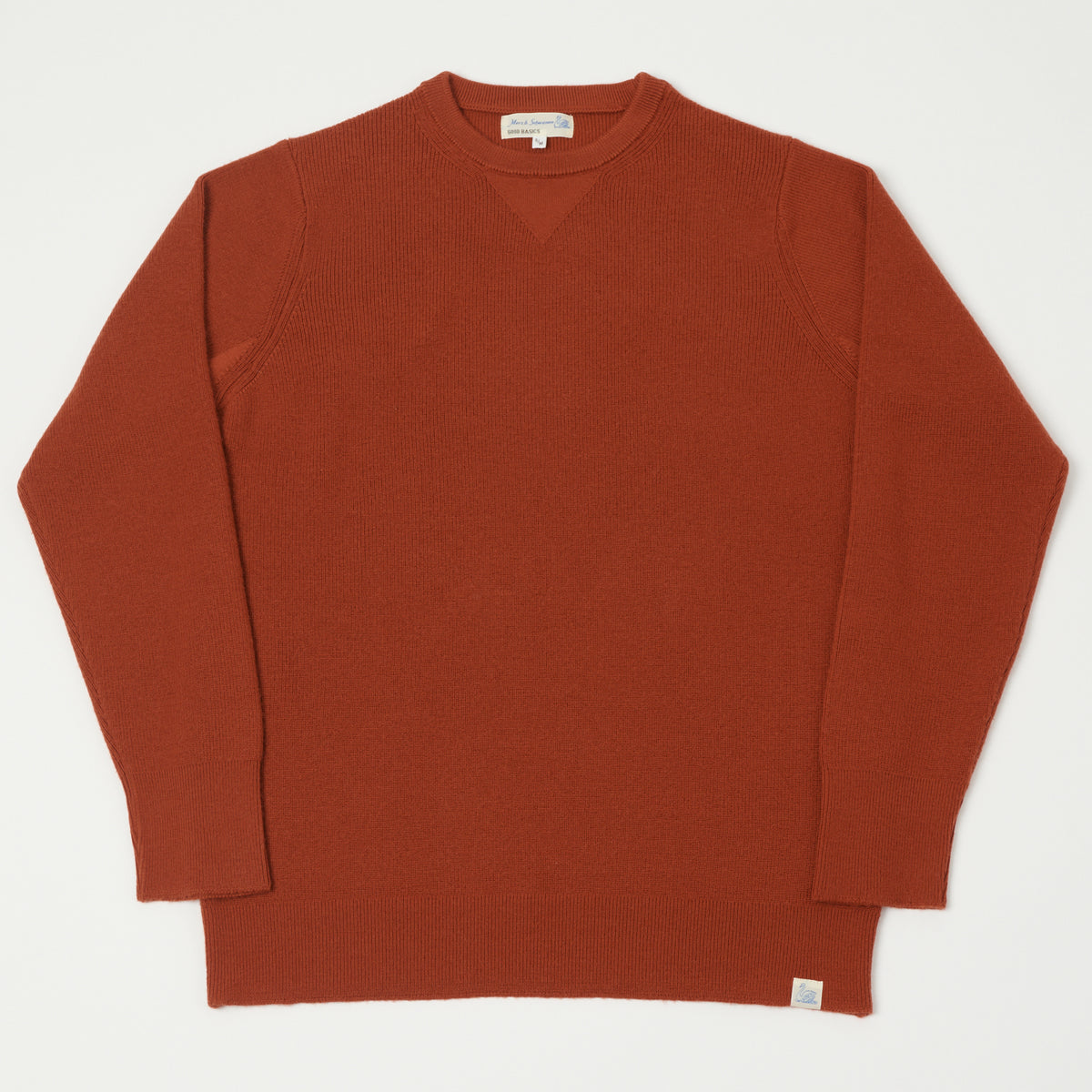 Merz b. Schwanen Ribbed Merino Wool Pullover - Clay