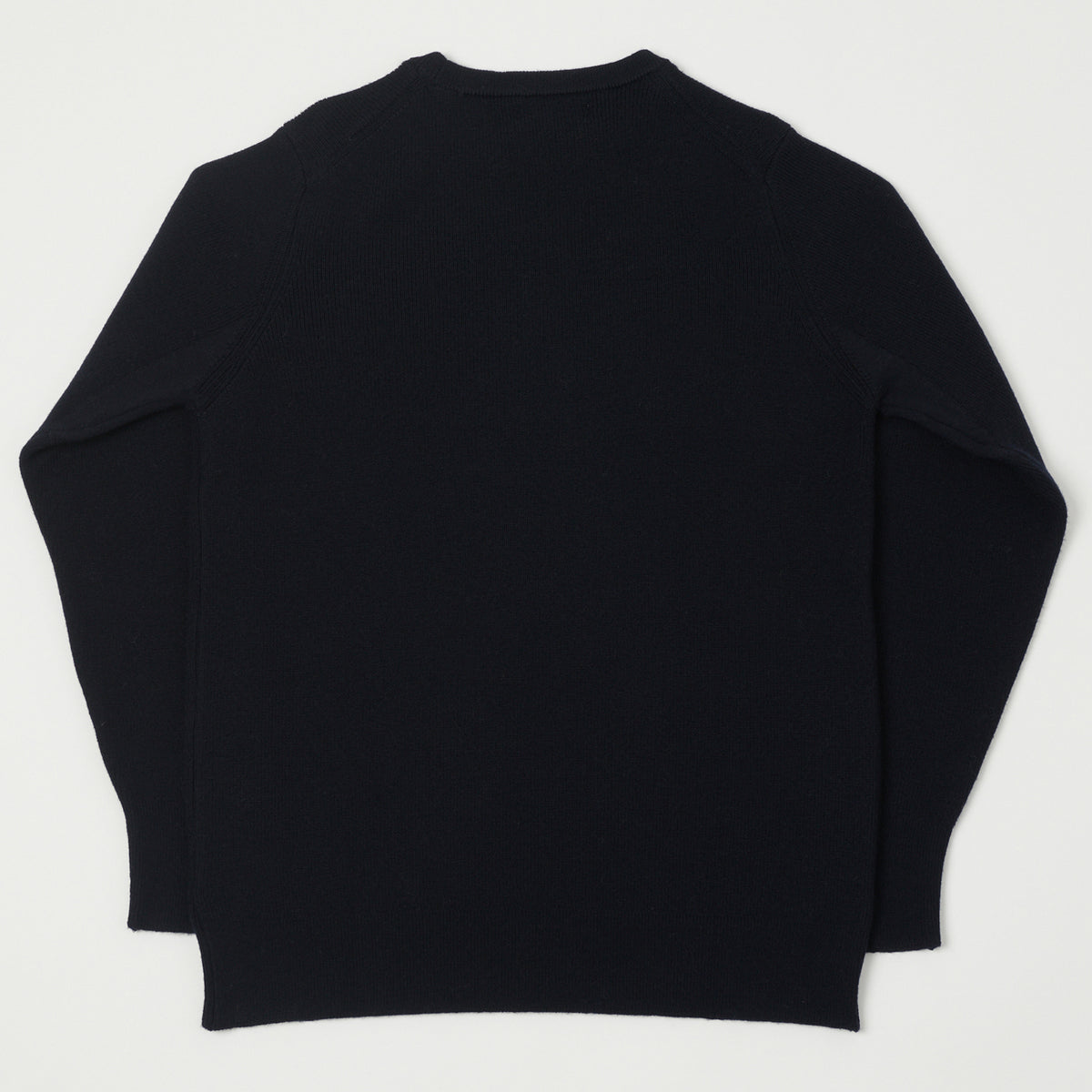 Merz b. Schwanen Ribbed Merino Wool Pullover - Dark Navy