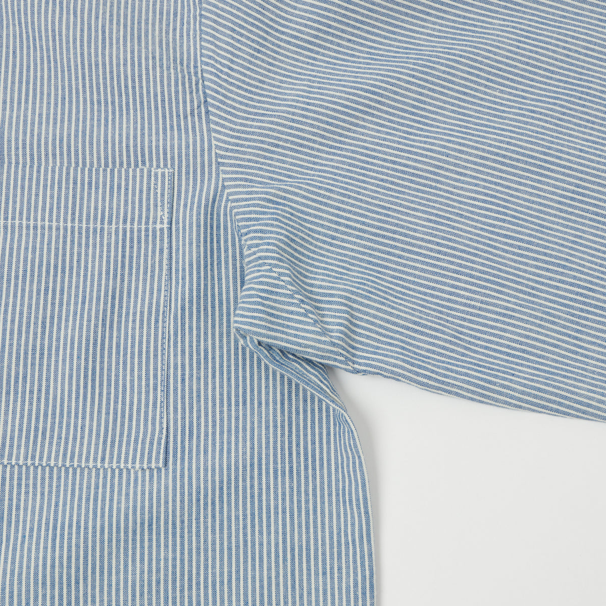 Merz b. Schwanen Pyjama Top - Denim Blue/Natural