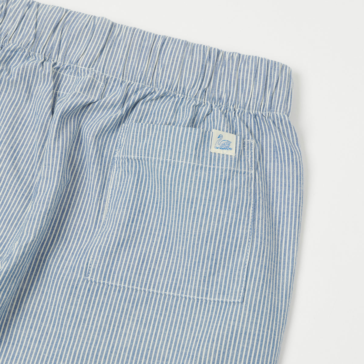 Merz b. Schwanen Pyjama Pants - Denim Blue/Natural