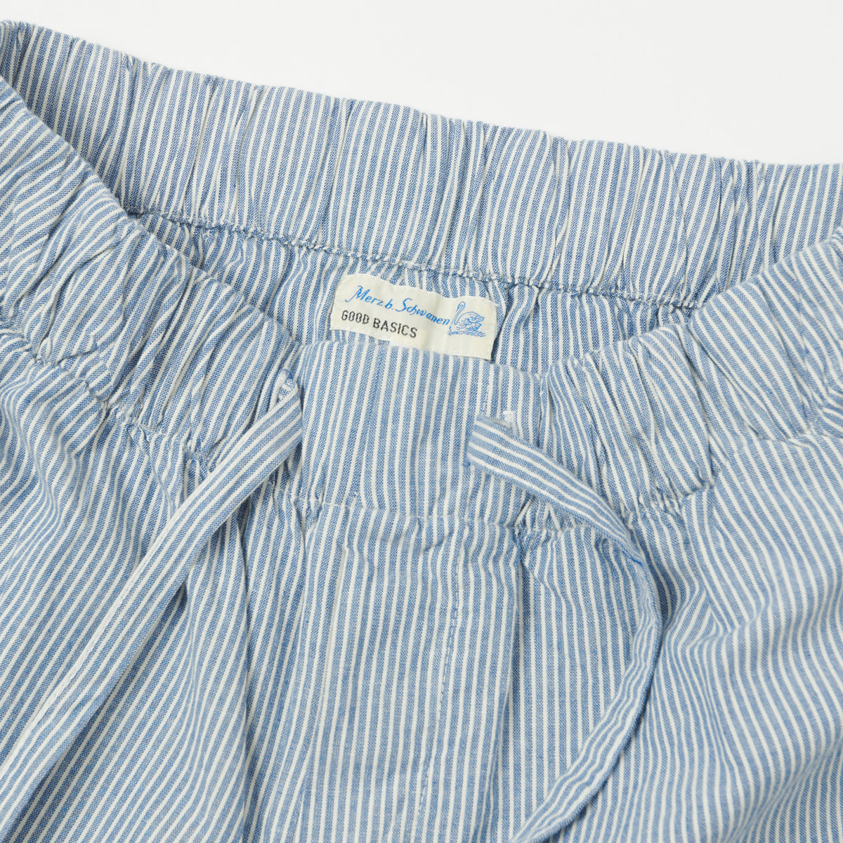 Merz b. Schwanen Pyjama Pants - Denim Blue/Natural