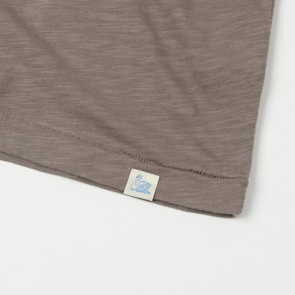 Merz b. Schwanen SCT04 Pima Slub Cotton Tee - Grain