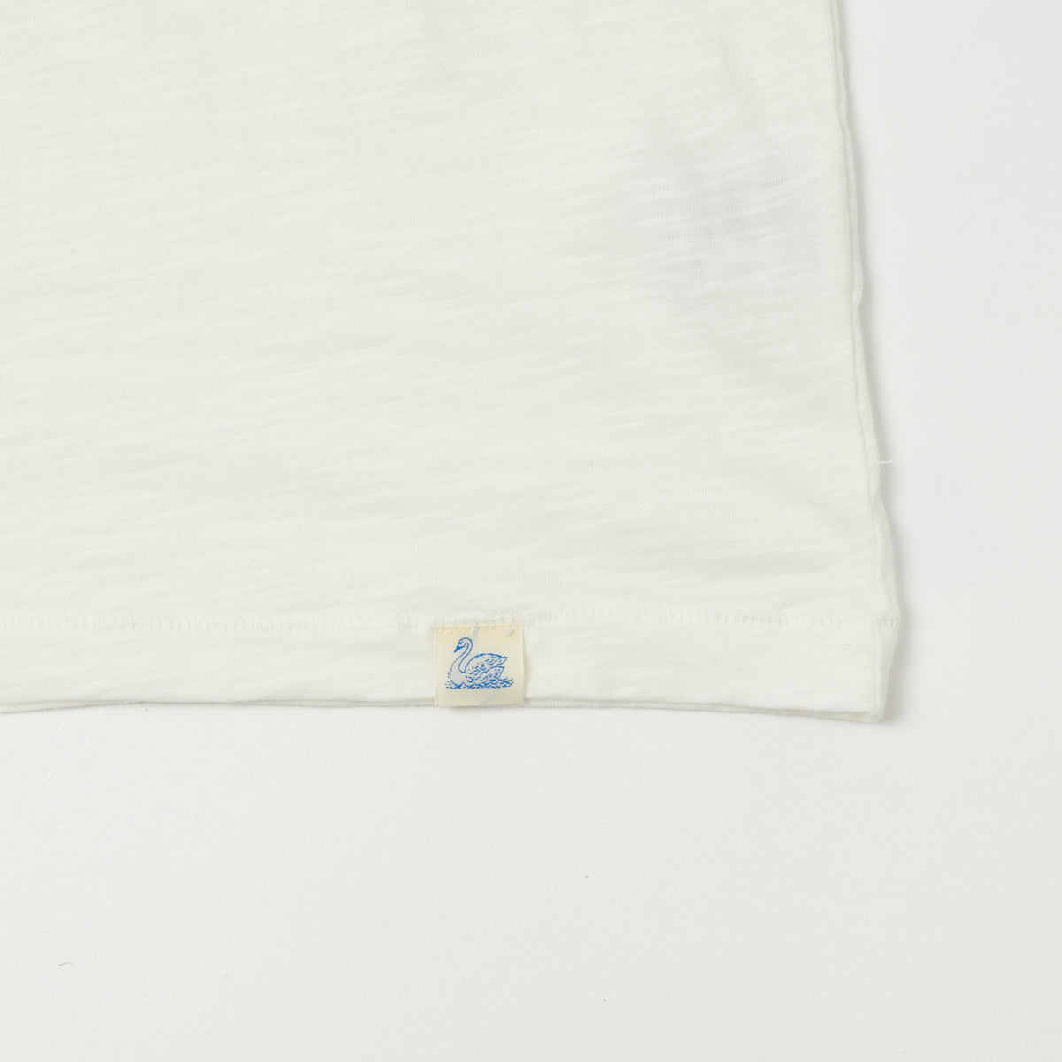 Merz b. Schwanen SCT04 Pima Slub Cotton Tee - White