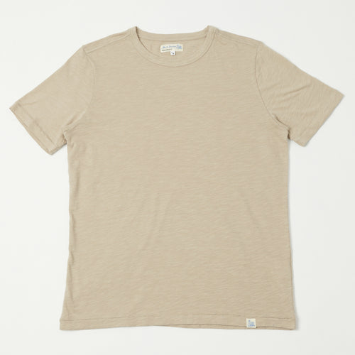 Merz b. Schwanen SCT04 Pima Slub Cotton T-Shirt - Greige