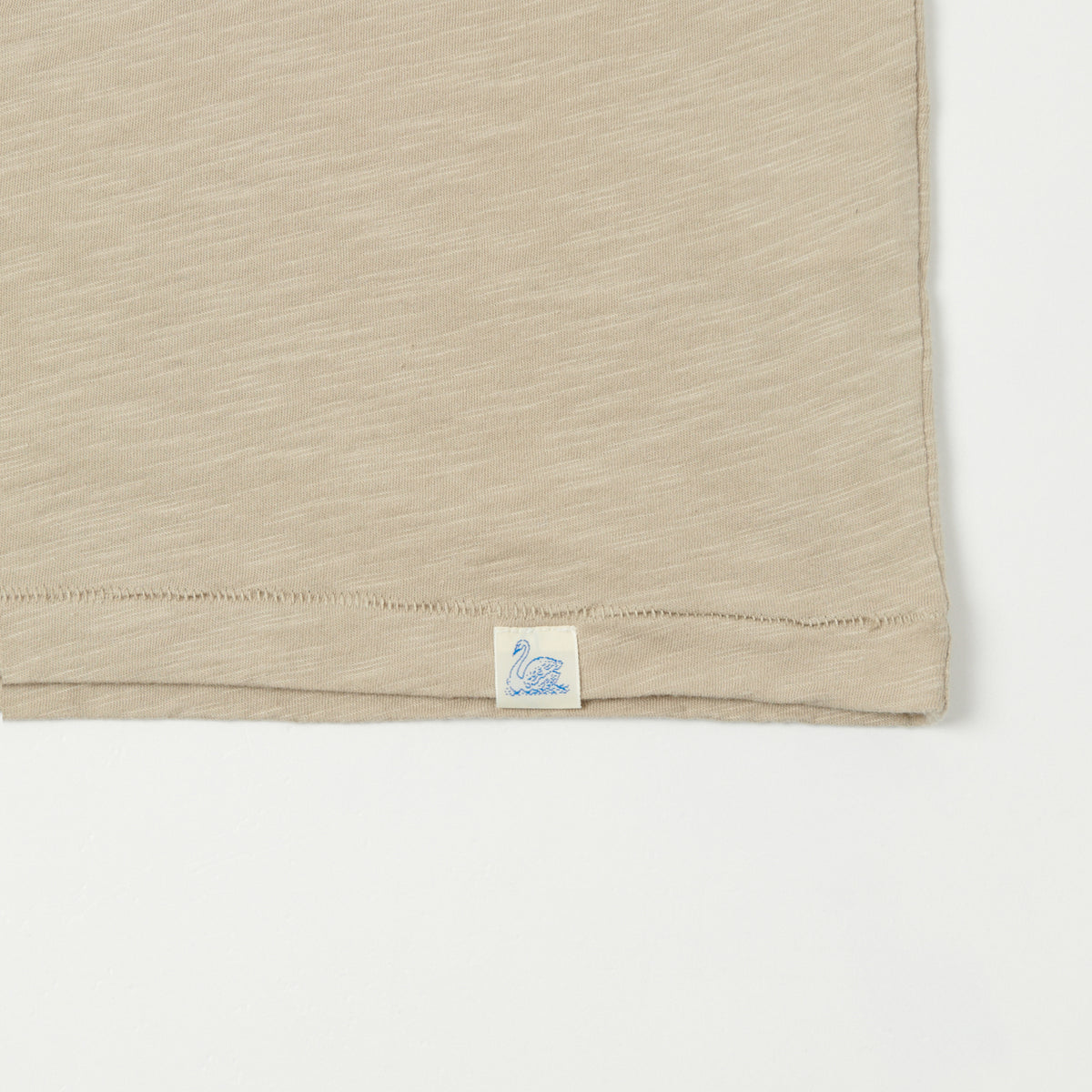 Merz b. Schwanen SCT04 Pima Slub Cotton T-Shirt - Greige