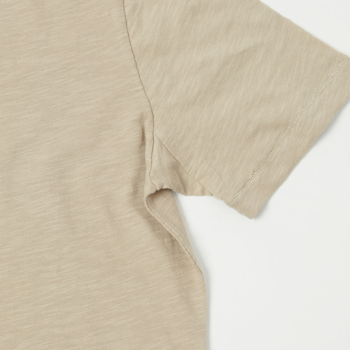 Merz b. Schwanen SCT04 Pima Slub Cotton T-Shirt - Greige