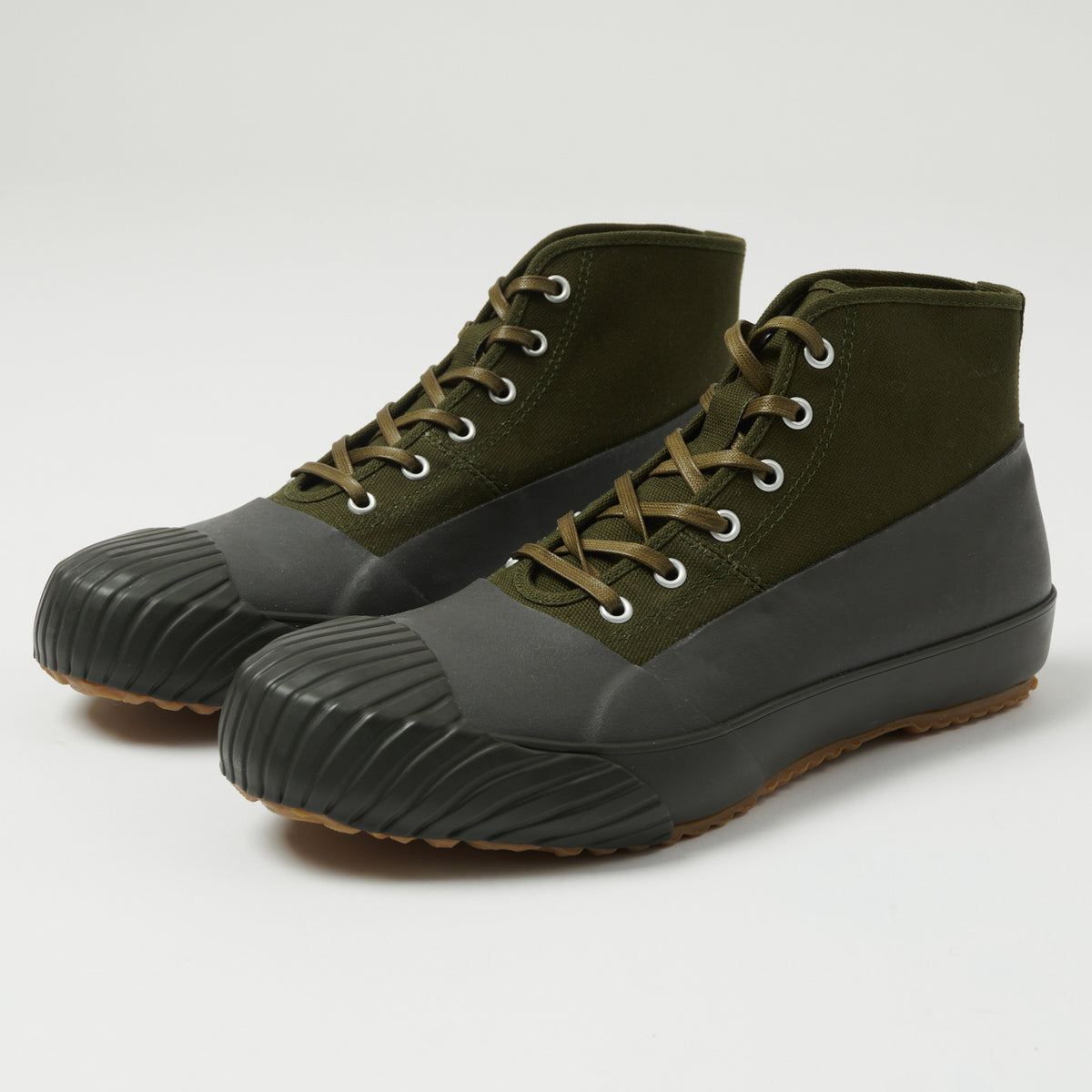 Moonstar 'Alweather' Rubber Covered Hi-Top Sneaker - Khaki