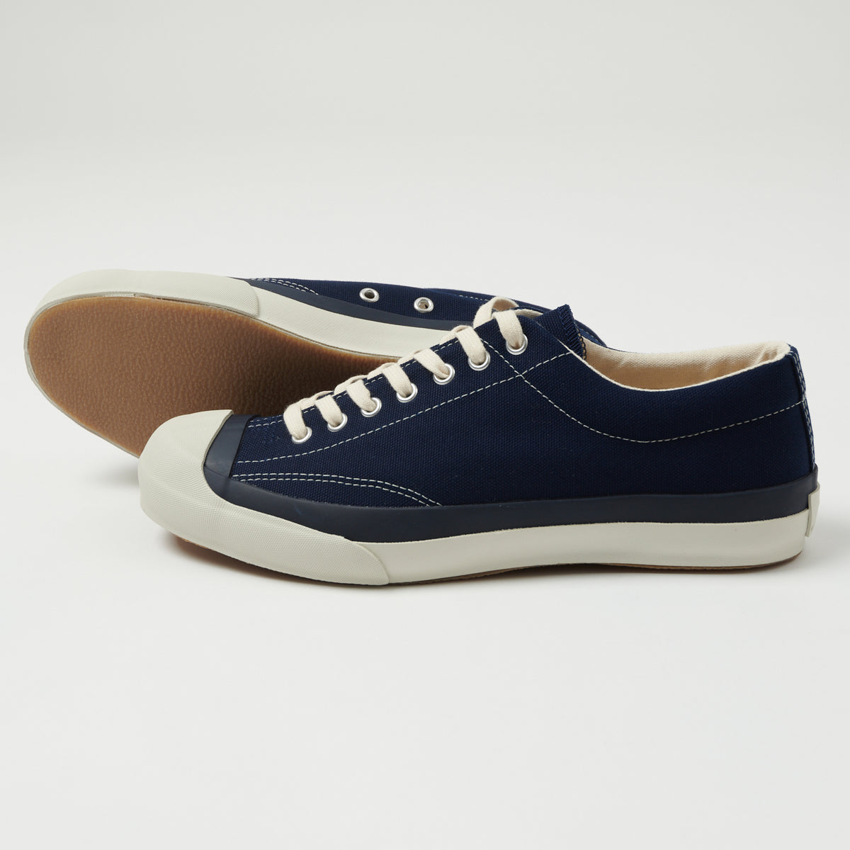 Moonstar 'Gym Court' Rubber Sole Canvas Sneaker - RF Navy
