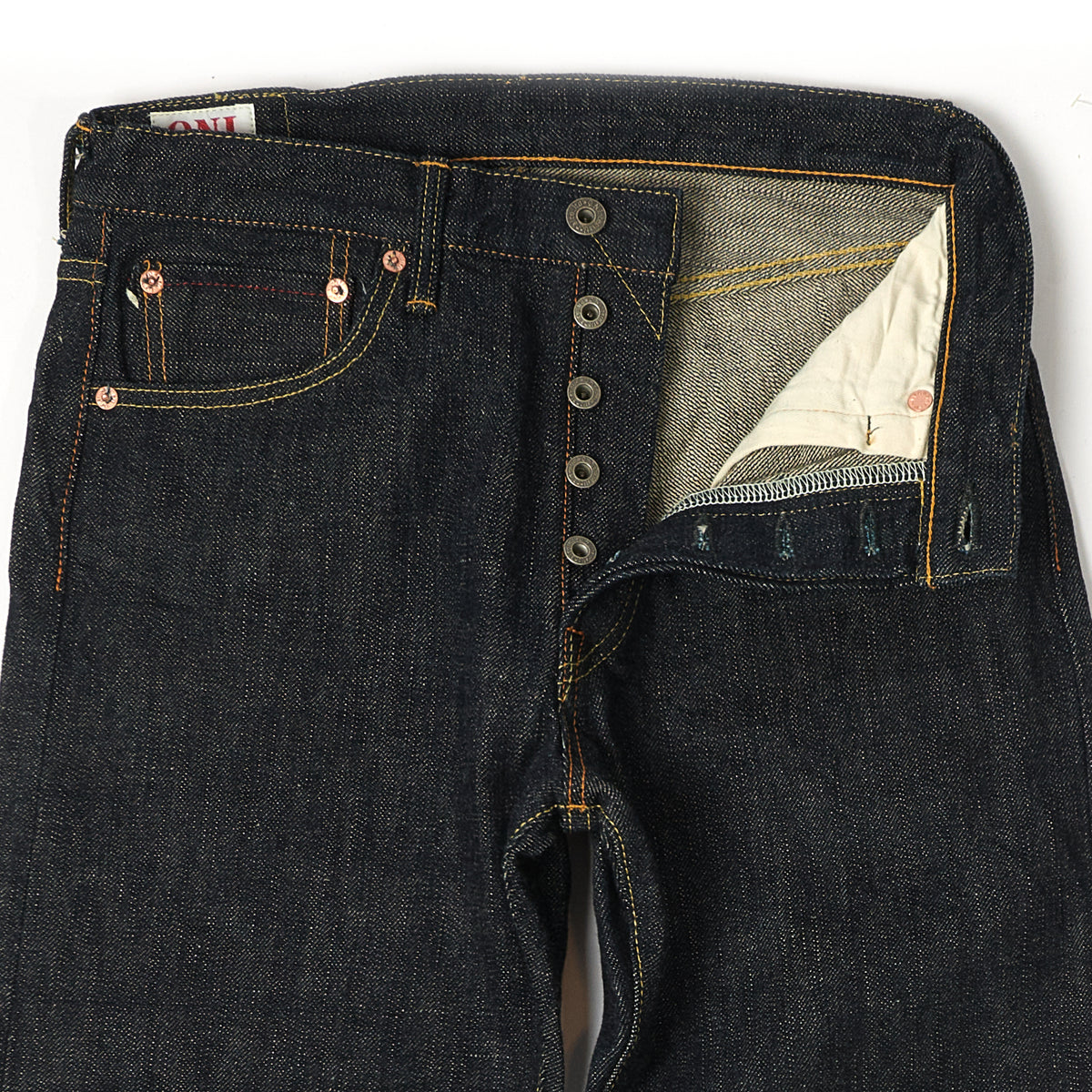 ONI Denim 246GC16 'Green Cast' 16oz Slim Tapered Jean - One Wash