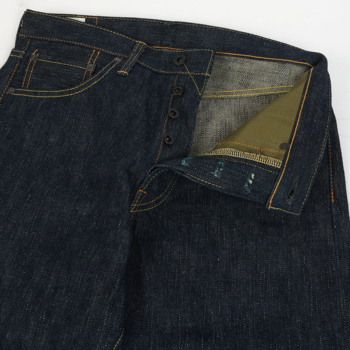 ONI Denim 299 Green Cast Kihannen 16oz Loose Straight Jean - Raw