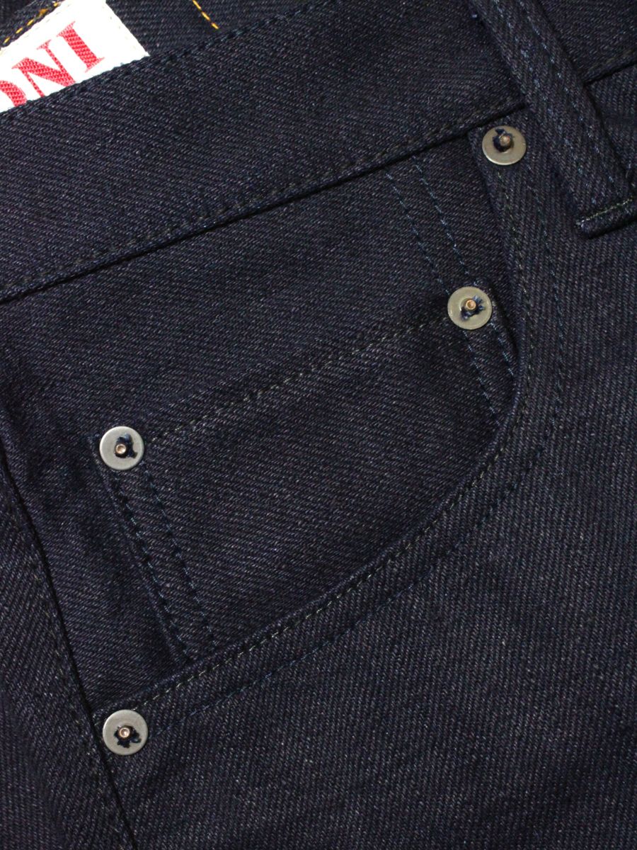 ONI Denim 602 17oz Deep Indigo Regular Tapered Jean - Raw
