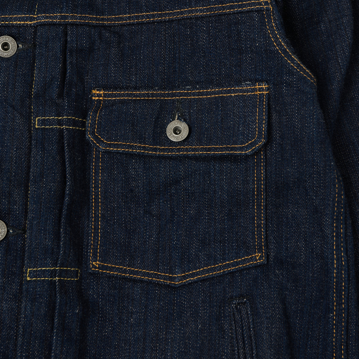 ONI Denim 02506P-SHM 'Kiwami' Semi Hand Made 16oz Type II Denim Jacket - Rinsed