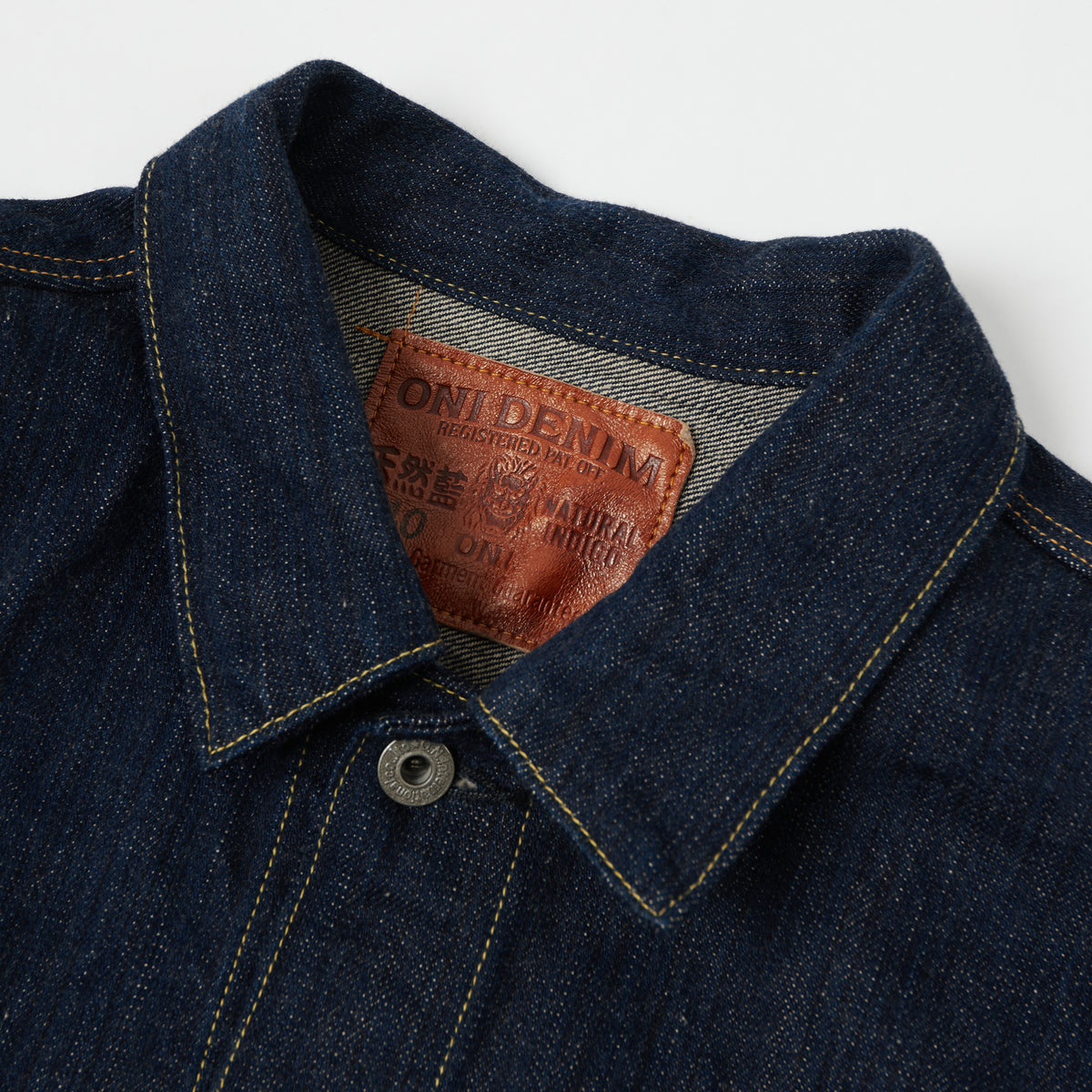 ONI Denim 02506P-SHM 'Kiwami' Semi Hand Made 16oz Type II Denim Jacket - Rinsed